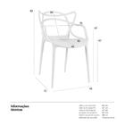 Kit 8 Cadeiras Masters Allegra