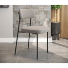 Kit 8 Cadeiras Mona Espresso Móveis Cappuccino/preto