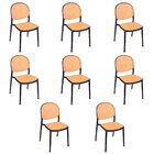 Kit 8 Cadeiras Mumbai