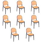 Kit 8 Cadeiras Mumbai