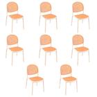 Kit 8 Cadeiras Mumbai