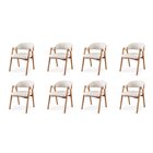 Kit 8 Cadeiras Para Mesa De Jantar Gaia Yescasa