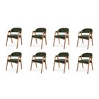Kit 8 Cadeiras Para Mesa De Jantar Gaia Yescasa