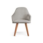 Kit 8 Cadeiras Para Mesa De Jantar Manuela Cinza