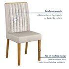 Kit 8 Cadeiras Para Sala De Jantar Pés Em Madeira Maciça Mari