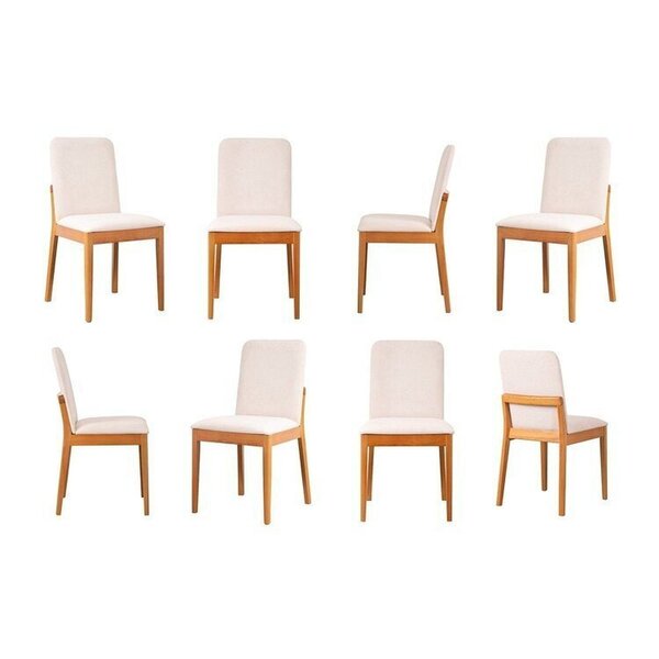 Kit 8 Cadeiras Sala De Jantar Pequi Cabecasa Madeiraoriginals