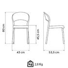 Kit 8 Cadeiras Tramontina Sissi Eco Em Polipropileno E Fibra