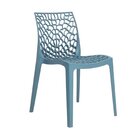 Kit 8 Cadeiras Vazada Em Polipropileno Gruvyer Espresso Móvei