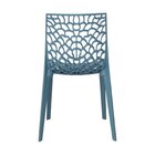 Kit 8 Cadeiras Vazada Em Polipropileno Gruvyer Espresso Móvei