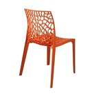 Kit 8 Cadeiras Vazada Em Polipropileno Gruvyer Espresso Móvei