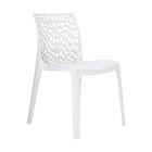 Kit 8 Cadeiras Vazadas Em Polipropileno Gruvyer Espresso Móve