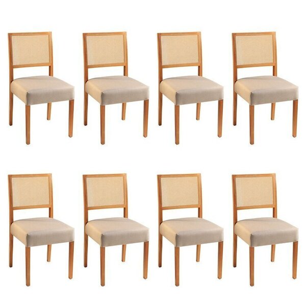 Kit 8 Cadeiras Versales Espresso Móveis Cinamomo/tela