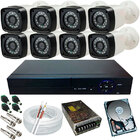 Kit 8 Câmeras De Segurança Full Hd 1080p 2mp Dvr 16 Canais In