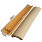 Kit 8 Cantoneiras P/ Piscina 2m Linear 3,5x25cm Branco