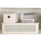 Kit 8 Cestos Caixa Organizadora 3l Flow Bege 27x12x9cm Close