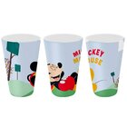 Kit 8 Copos Festa Infantil Melamina Mickey Mouse Disney 300ml