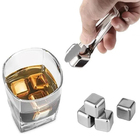 Kit 8 Cubos De Gelo Aço Inox