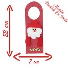 Kit 8 Enfeite Natalino Trinco Porta Tecido Papai Noel 22cm