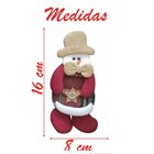 Kit 8 Enfeite Pendente Árvore Natal Papai Noel Boneco De Neve