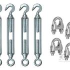 Kit 8 Esticador 3/16 + 16 Clips 1/8