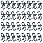 Kit 8 Jogos De Mesa Bistrô De Madeira Com 4 Cadeiras Dobravel