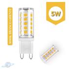 Kit 8 Lâmpadas De Led Halopin G9 5w Branco Quente (3000k)