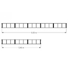 Kit 8 Mini Porta Pallet 250 Kg 180x200x60 (cxlxp)