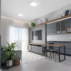 Kit 8 Painel Led Embutir Quadrado 18w 4000k 22x22cm Avant