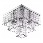 Kit 8 Peças Lustre Luminária Pendente Arandela Cristal Acr.