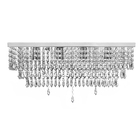 Kit 8 Peças Lustre Luminária Pendente Arandela Cristal Acr.