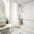 Kit 8 Pendente Luminária Tubo Dourado Escovado 30 Cm + Led Lâ