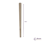 Kit 8 Pés Palito Cru De Madeira P/mesas Conjunto Retrô-50cm