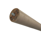 Kit 8 Pés Palito Cru De Madeira P/mesas Conjunto Retrô-55cm