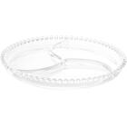 Kit 8 Petisqueiras De Cristal 23cm Wolff Pearl 3 Divisórias D