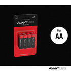 Kit 8 Pilha Alcalina Aa Pequena 1.5v  Avant Use Cartela