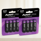 Kit 8 Pilhas Recarregável Comum Aa 2700mah Cod: 408140010-2 A