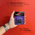 Kit 8 Pilhas Recarregável Comum Aa 2700mah Cod: 408140010-2 A