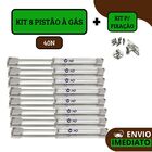 Kit 8 Pistão À Gás Com Amortecedor Para Armário Cozinha 40n