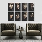 Kit 8 Placas Decorativas Harry Potter