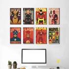 Kit 8 Placas Decorativas Herói M2