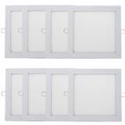 Kit 8 Plafon Painel Led Luminária Downlight 25w Embutir