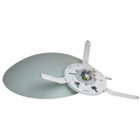 Kit 8 Plafon Taschibra Jurerê 25cm Redondo Led 6500k Bivolt