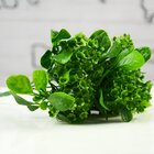 Kit 8 Plantas Kalanchoe Artificial Flores Verde Jardim 30cm