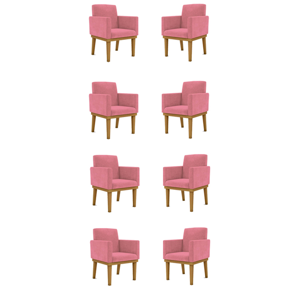 Kit 8 Poltronas Decorativa Reforçada Oferta - Balaqui Decor R