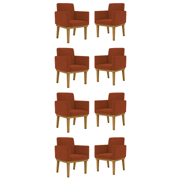 Kit 8 Poltronas Reforçadas Esteticista - Salão De Beleza Terr