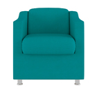 Kit 8 Poltronas Tilla Decorativas Consultório Sala Tecido Azu