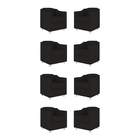 Kit 8 Poltronas Tilla Decorativas Consultório Sala Tecido Pre