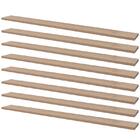 Kit 8 Prateleiras 100 X 10cm Carvalho Suporte Invisível