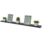 Kit 8 Prateleiras 100 X 15cm Preta Suporte Invisível