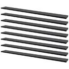 Kit 8 Prateleiras 100 X 15cm Preta Suporte Invisível